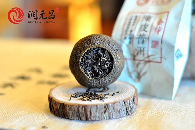 润元昌茶业柑普茶老茶头大红柑