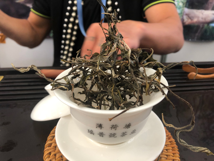 名山名茶展区、茶配套展区寻味薄荷糖普洱茶