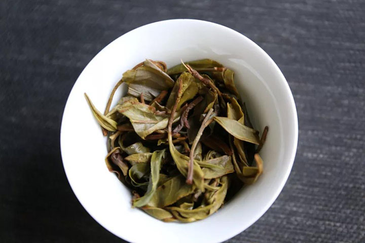 普洱茶叶底