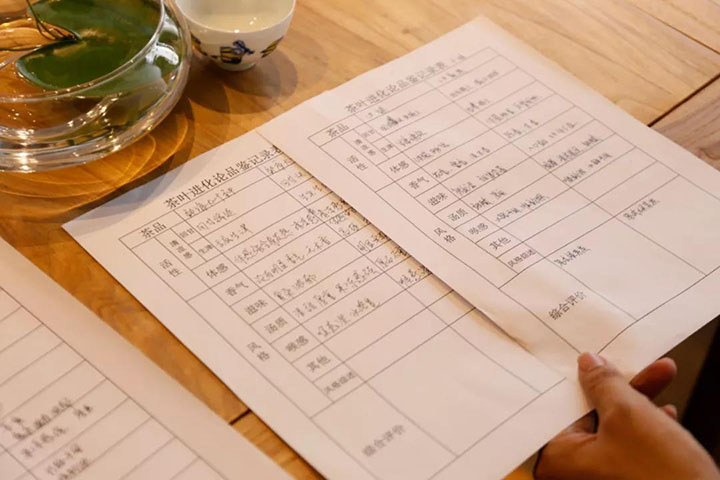 学员们的品鉴记录