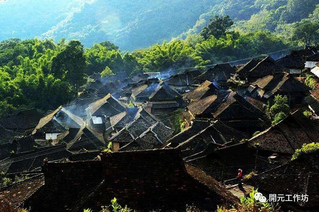 景迈山村寨