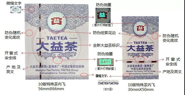 10版防伪内飞及标签关键技术点