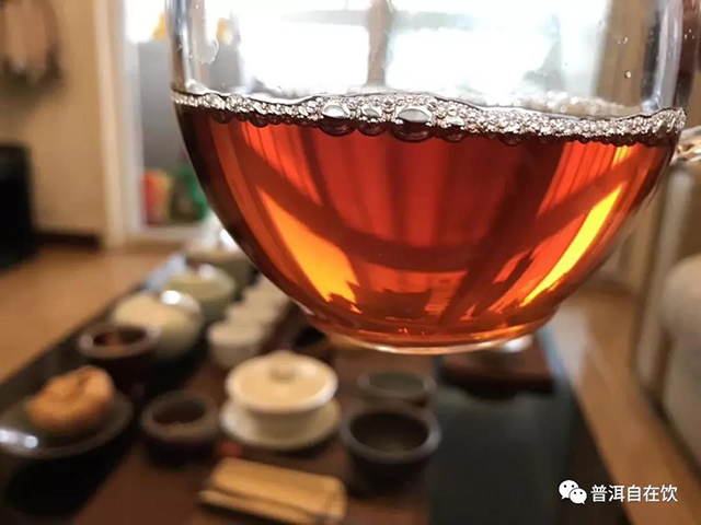 宏泉印记普洱茶茶汤