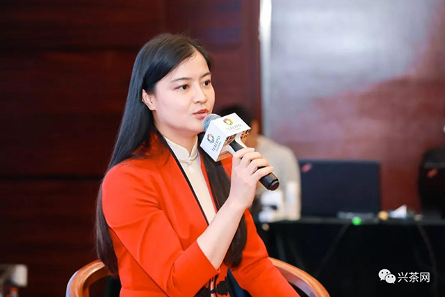 第六届中国普洱茶仓储产业发展论坛鲍丽丽女士分享