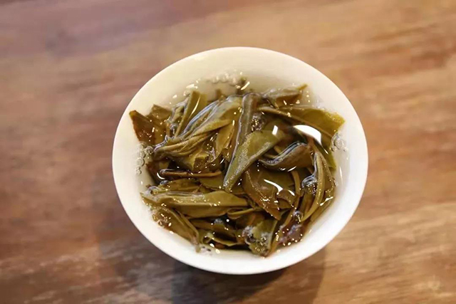 普洱茶叶底