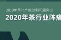 2019年茶叶产销形势报告：2020年茶行业阵痛与希望并存