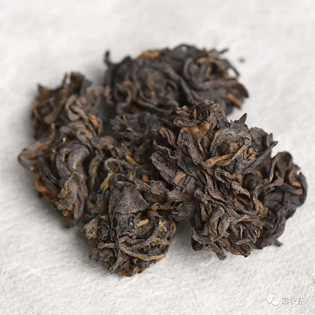 彩农茶五年醇老茶头普洱熟茶