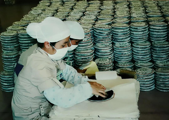 福海茶厂生产车间旧照