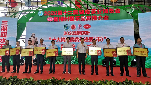 2020第十二届湖南茶业博览会开幕式暨郴州福茶推介会在湖南国际会展中心