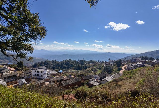 刊木古道大理州庙山