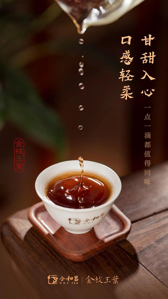 合和昌首款开春茶礼金枝玉叶熟茶