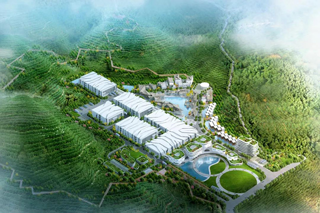 云南普洱国资有机茶业有限公司产业园规划设计图