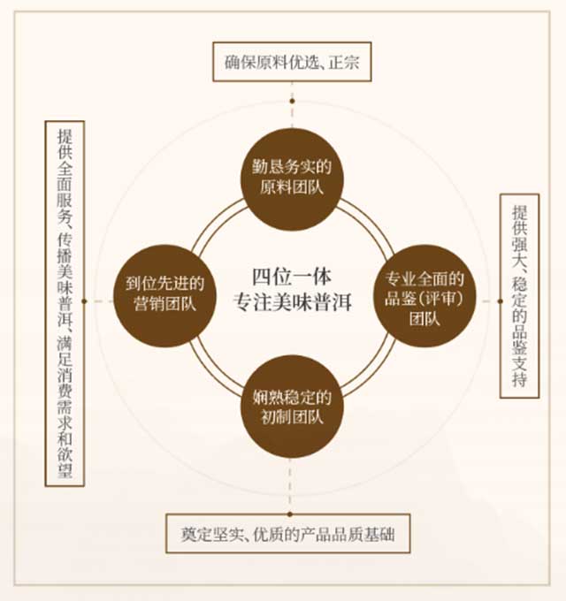 锦地茶业团队架构