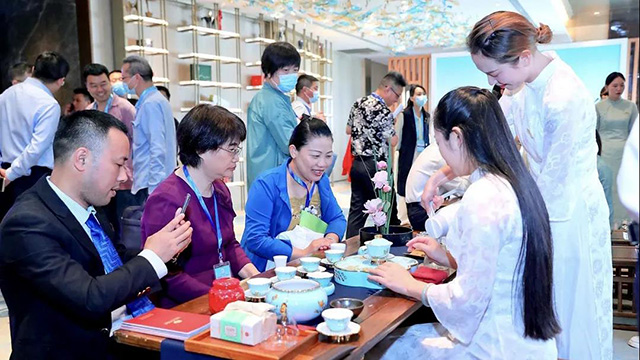 品牌展示品鉴现场