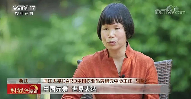 胡晓云院长采访登上了由农业农村频道摄制的乡村振兴资讯特别报道