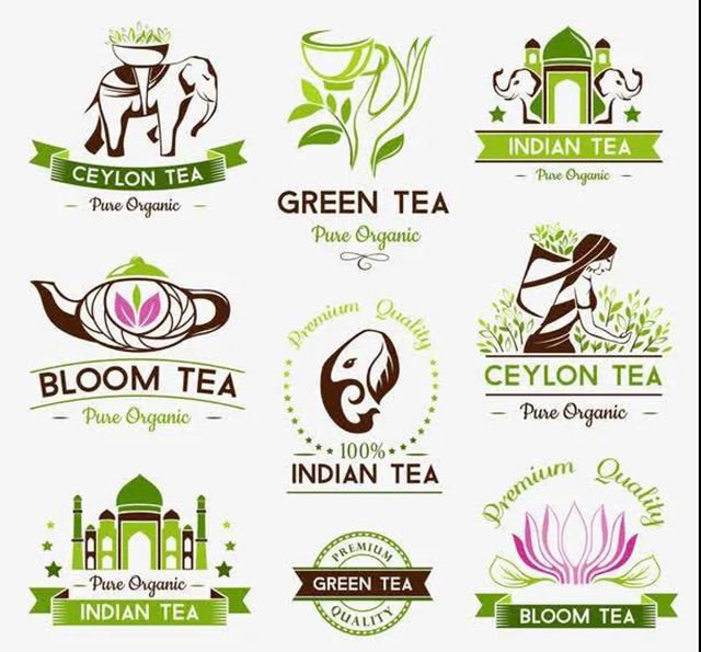茶叶商标中的大象元素