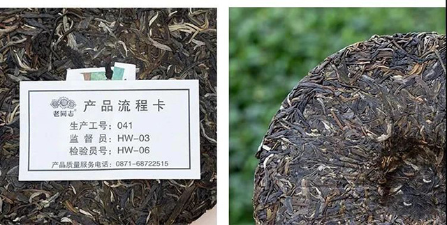 老同志2021年茗将生熟茶