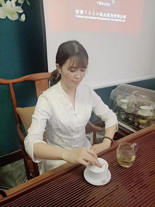 茶艺师现场练习