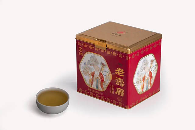 中茶白茶老寿眉