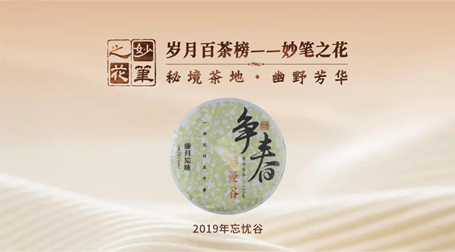 岁月知味2019年忘忧谷普洱茶