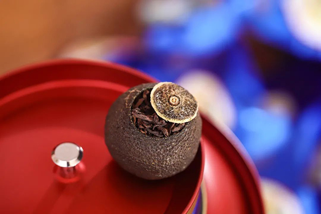 润元昌2021年梅江臻品小青柑柑普茶