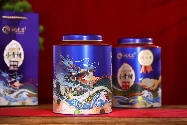 润元昌2021年梅江臻品小青柑柑普茶