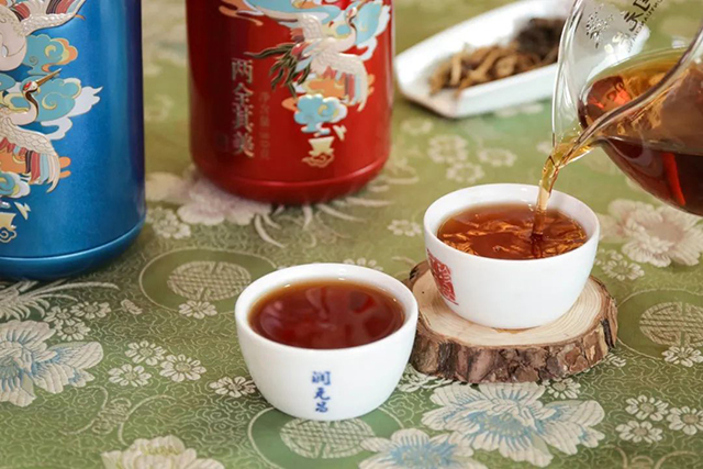 润元昌2021年两全其美老茶头陈皮丝