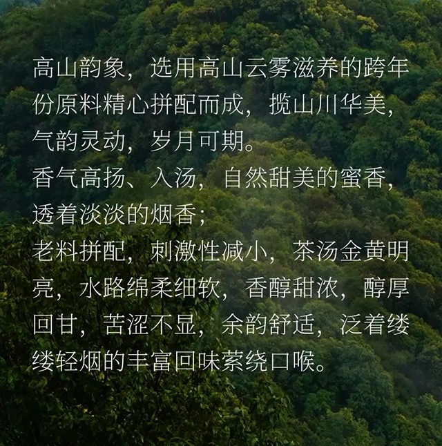 润元昌高山韵象普洱茶
