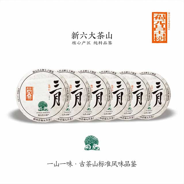 福元昌古树普洱茶三月系列茶品