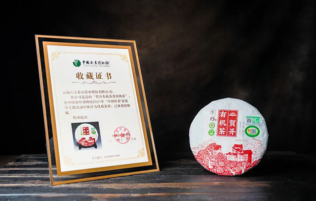 六大茶山贺开有机茶熟茶