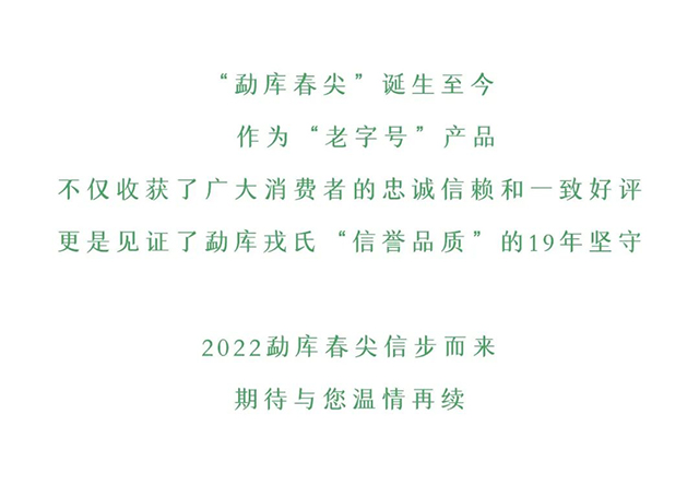 勐库戎氏2022年勐库春尖普洱茶