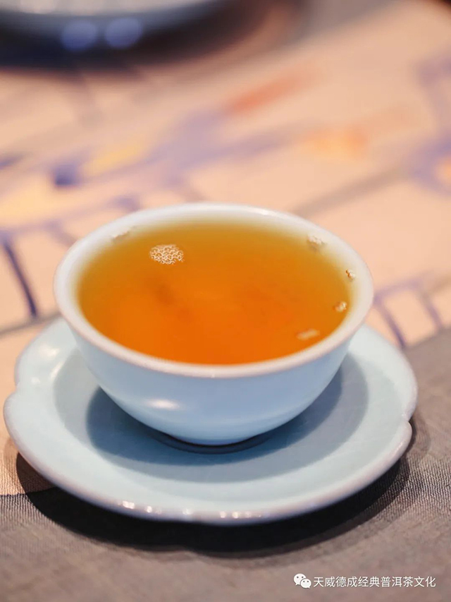 天威德成2022年天授普洱茶