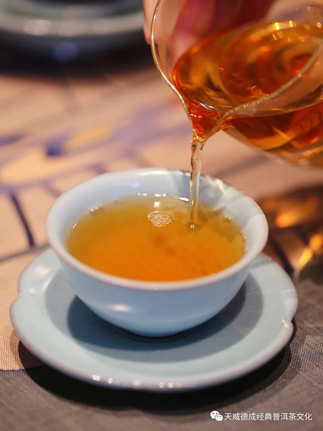 天威德成2022年天授普洱茶