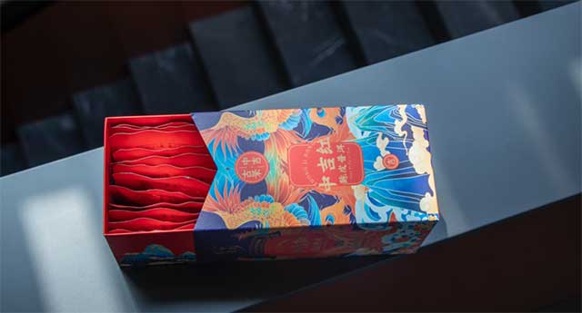 中吉红陈皮普洱茶