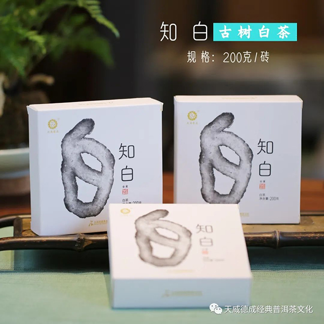 天威德成知白古树白茶