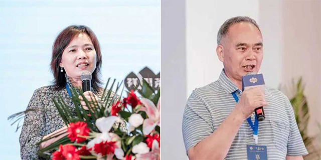 北京航空航天大学经济管理学院教授欧阳桃花与茶叶专家叶汉民