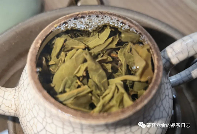 流星赶月2022年倚邦紫芽普洱茶