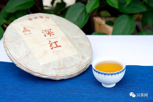 深土公司深红中期茶普洱茶