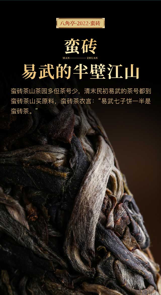 八角亭蛮砖力量美人普洱茶