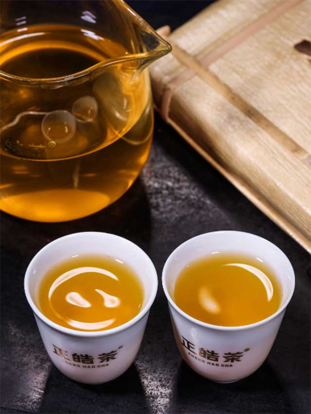 正皓茶2022班章黄金砖普洱茶品鉴详情