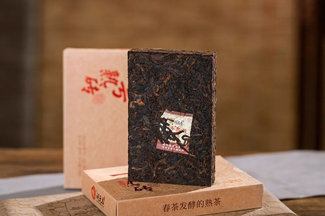润元昌2018年一号熟砖熟茶
