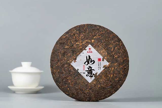 龙润茶2022吉祥如意普洱茶
