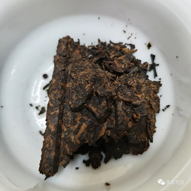 番顺2021年红方韵百龄熟茶125克砖茶样