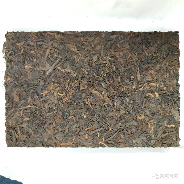 2021年中茶7581熟茶砖