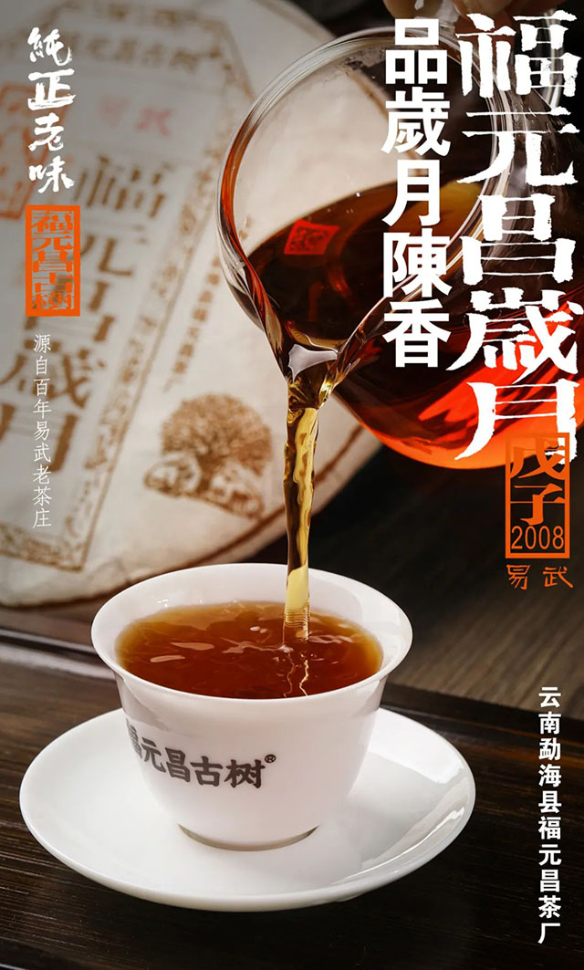 福元昌岁月2008年易武熟茶