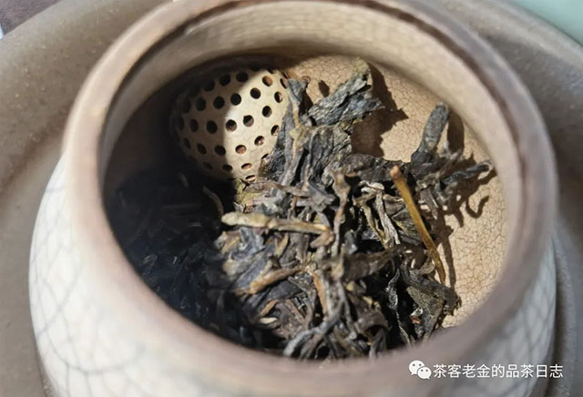 吾茶共饮2021年霜溪梅影普洱茶