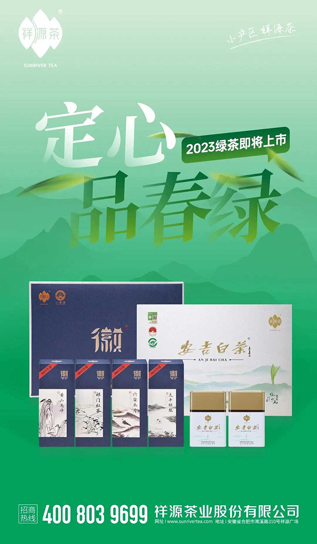 祥源茶2023安徽名茶头采系列安吉白茶