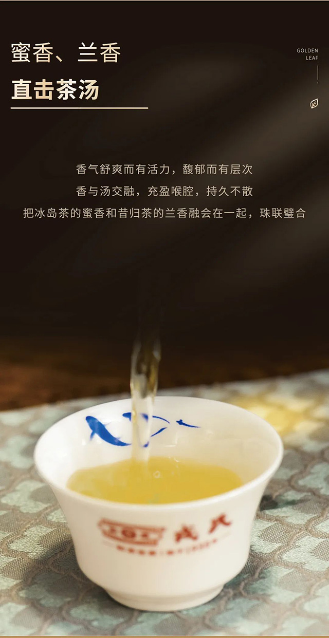 勐库戎氏2023黄金叶普洱茶品质特点