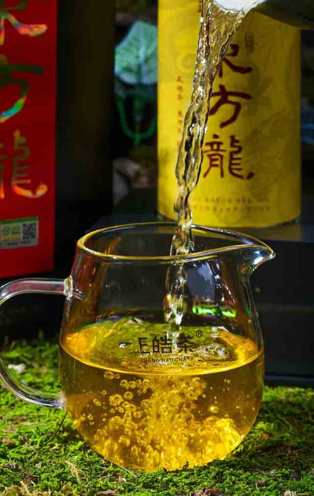 正皓茶2023东方龙龙柱普洱茶