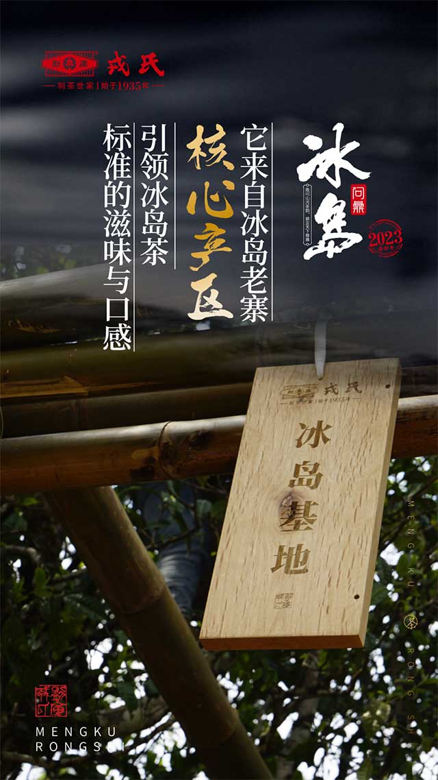 勐库戎氏2023问鼎冰岛普洱茶